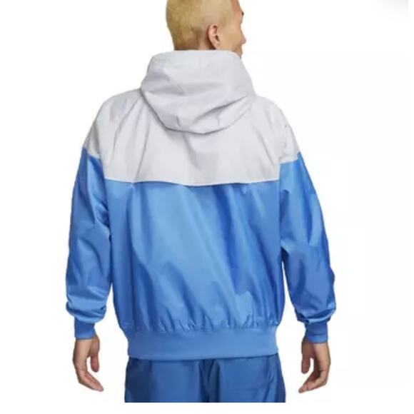 Nike Men’s Sportswear Windrunner Hooded Jacket Blue/Gray Full Zip Size Medium - Picture 2 of 6